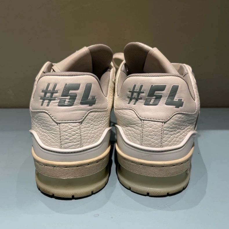 Louis Vuitton Louis Vuitton White Leather Trainer Sneakers Size US 5.5 / EU 38 - 4 Thumbnail