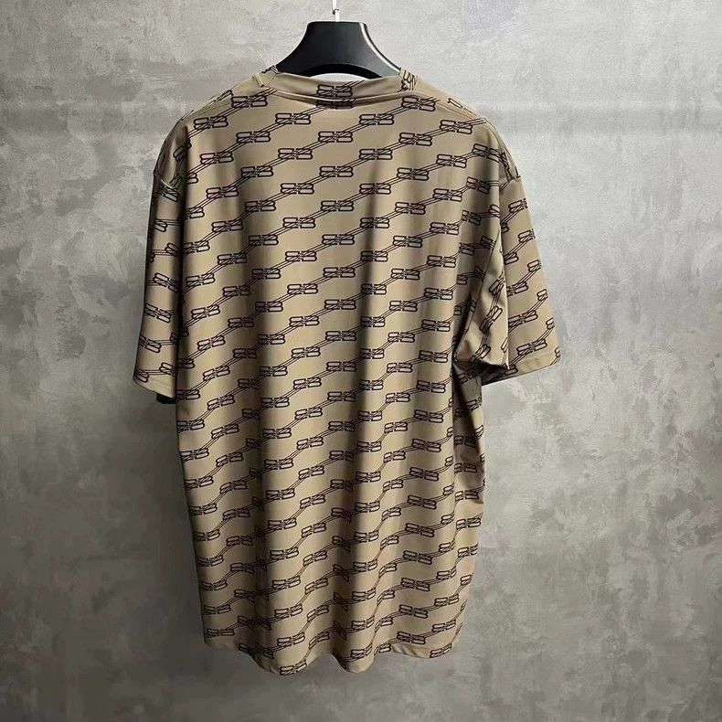 Balenciaga Balenciaga Brown Logo Short Sleeve T-Shirt Size US XS / EU 42 / 0 - 6 Thumbnail