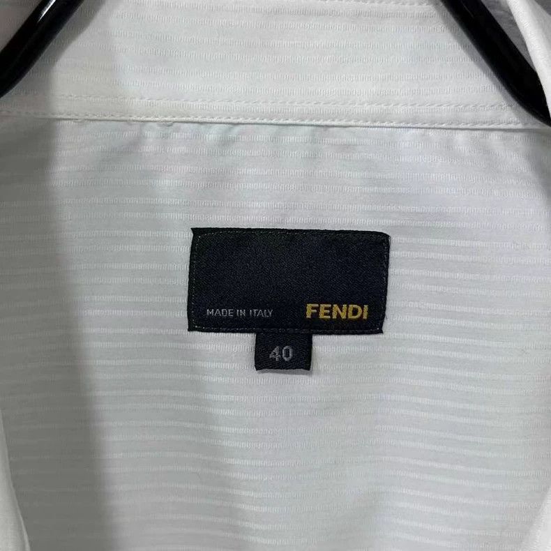 Fendi Fendi White Long Sleeve Shirt Size US XXS / EU 40 - 5 Thumbnail