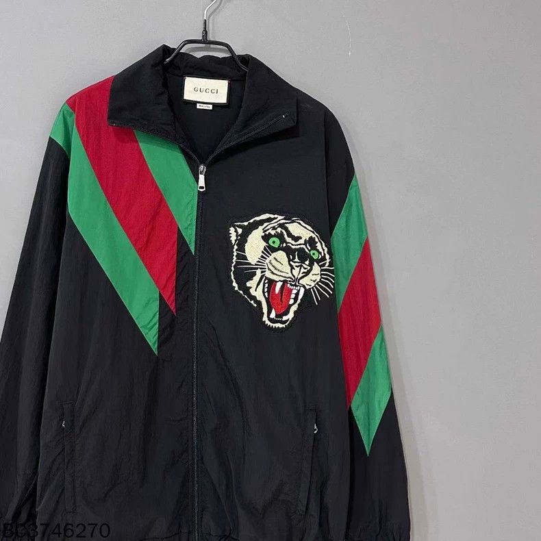 Gucci Black Striped Animal Jacket by GUCCI Size US XS / EU 42 / 0 - 2 Thumbnail