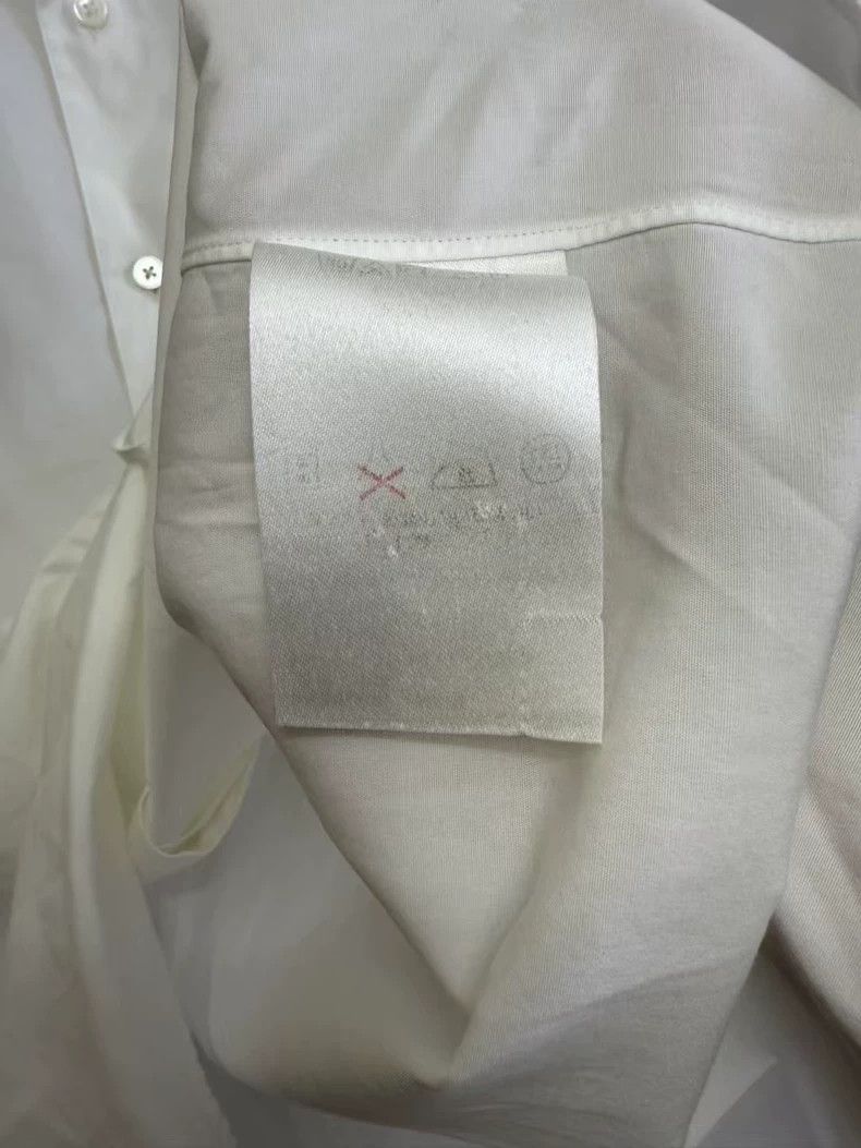 Louis Vuitton Louis Vuitton White Basic Long Sleeve Shirt Size US M / EU 48-50 / 2 - 3 Thumbnail