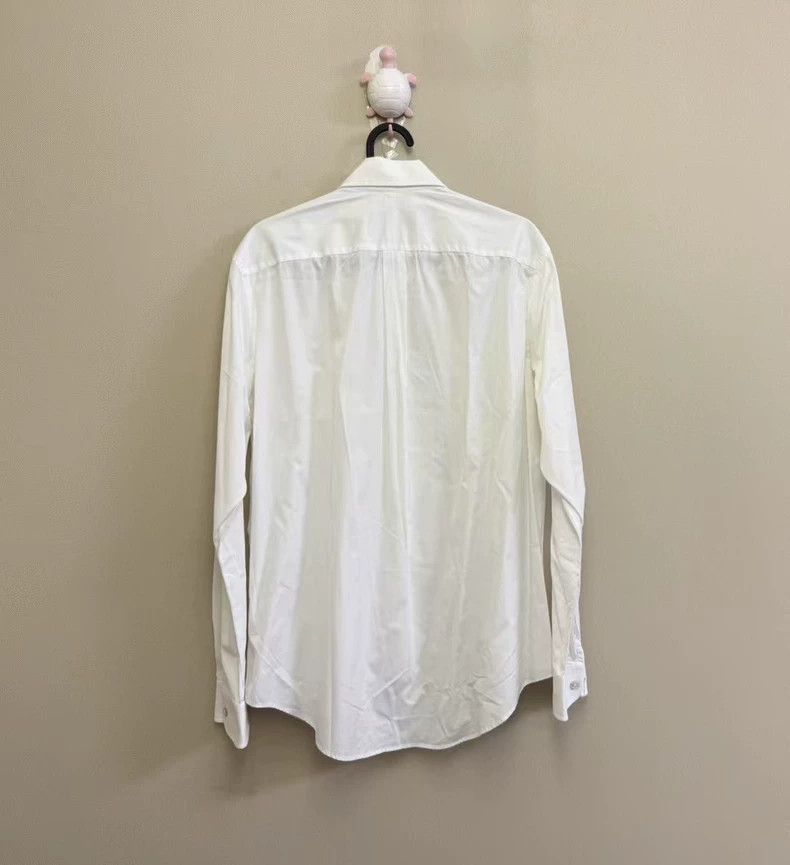 Louis Vuitton Louis Vuitton White Basic Long Sleeve Shirt Size US M / EU 48-50 / 2 - 4 Thumbnail