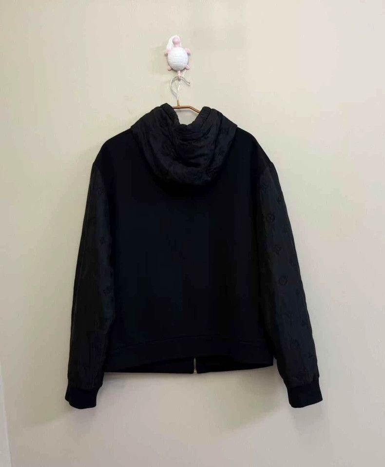 Louis Vuitton Louis Vuitton Black Hooded Jacket with Logo Size US XXL / EU 58 / 5 - 4 Thumbnail