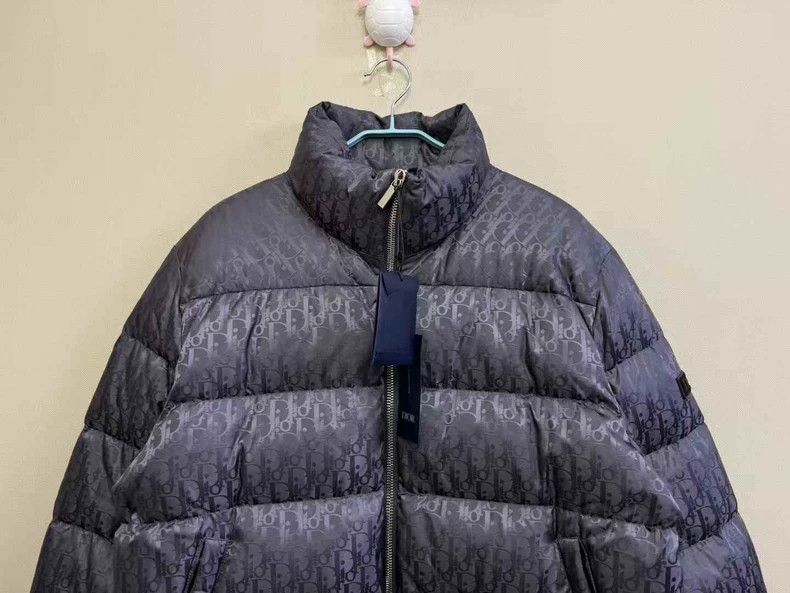 Dior Dior Logo Puff Jacket in Smoky Color Size US XXL / EU 58 / 5 - 2 Thumbnail