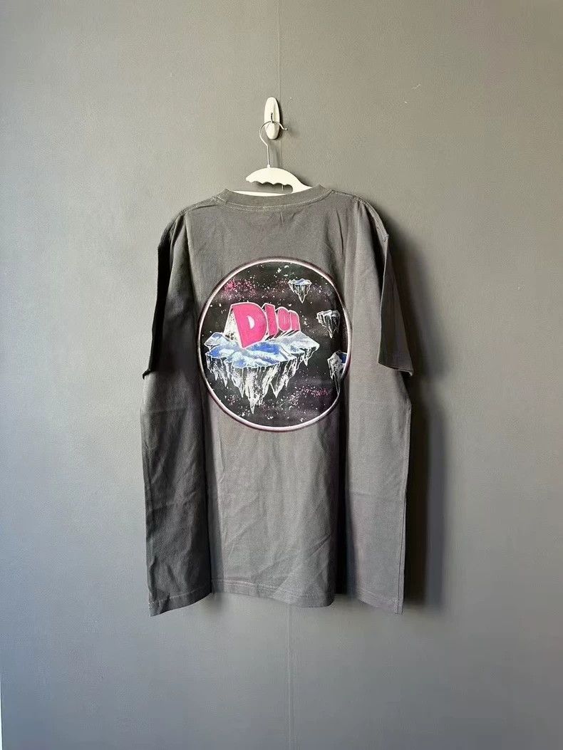 Dior Dior Short Sleeve Gray T-Shirt Size L Size US L / EU 52-54 / 3 - 2 Thumbnail