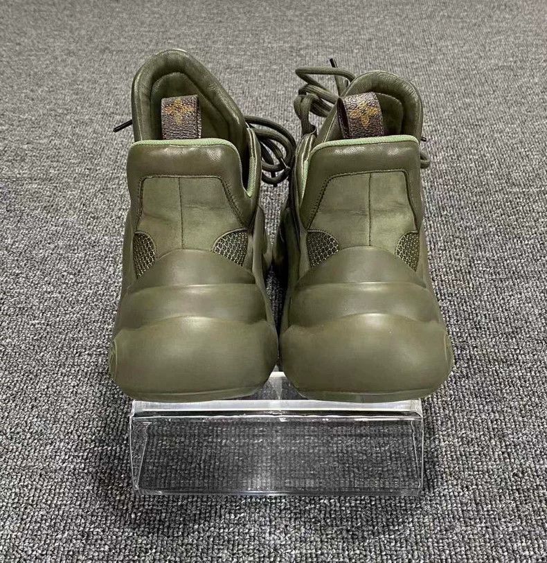 Louis Vuitton Louis Vuitton Sneakers in Olive Green Size US 7.5 / EU 40-41 - 5 Thumbnail