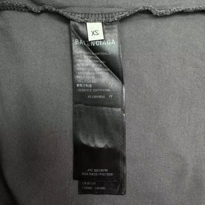 Balenciaga Balenciaga Embroidered Logo Short Sleeve Shirt Size US XS / EU 42 / 0 - 5 Thumbnail
