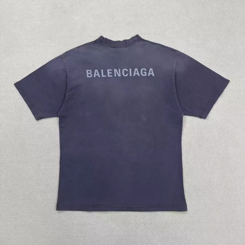 Balenciaga Balenciaga Embroidered Logo Short Sleeve Shirt Size US XS / EU 42 / 0 - 2 Thumbnail