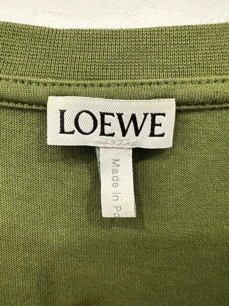 Loewe Loewe Classic Logo Green Short Sleeve Tee Size US M / EU 48-50 / 2 - 4 Thumbnail