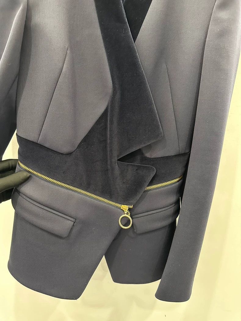 Just Cavalli Just Cavalli Women's Wool Casual Blazer Size US M / EU 48-50 / 2 - 4 Thumbnail