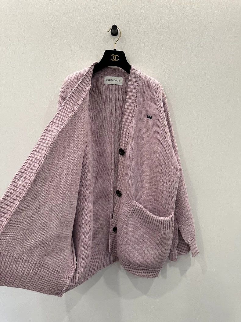 Moncler Purple Loose-Fit Women's Sweater Coat Size US M / EU 48-50 / 2 - 3 Thumbnail