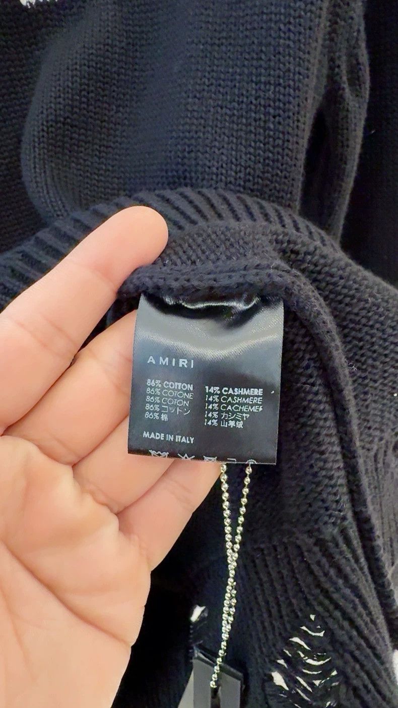 Amiri Amiri Knitwear with Logo and Hoodie Size US L / EU 52-54 / 3 - 5 Thumbnail