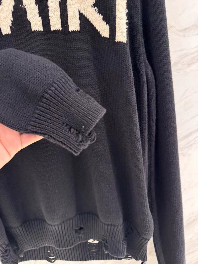Amiri Amiri Knitwear with Logo and Hoodie Size US L / EU 52-54 / 3 - 3 Thumbnail