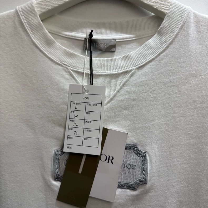 Dior Dior 23 New Logo Embroidered Short Sleeve T-Shirt Size US L / EU 52-54 / 3 - 2 Thumbnail