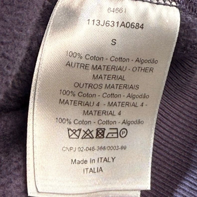 Dior Dior Oblique Logo Hoodie in Dark Color Size US S / EU 44-46 / 1 - 6 Thumbnail