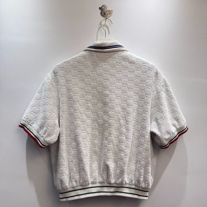 Gucci Gucci Logo Zip Short Sleeve Jacket Size US XXS / EU 40 - 4 Thumbnail