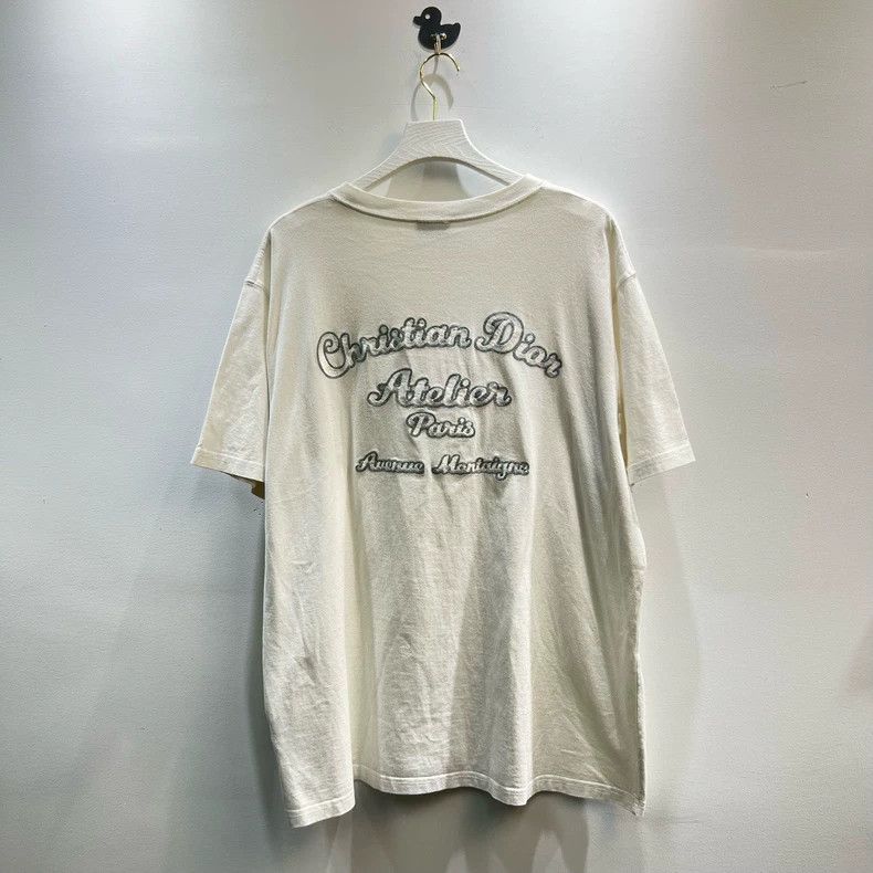 Dior Dior Logo Embroidered Short Sleeve T-Shirt Size US XXL / EU 58 / 5 - 3 Thumbnail