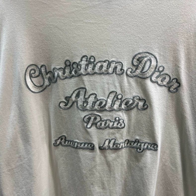Dior Dior Logo Embroidered Short Sleeve T-Shirt Size US XXL / EU 58 / 5 - 4 Thumbnail