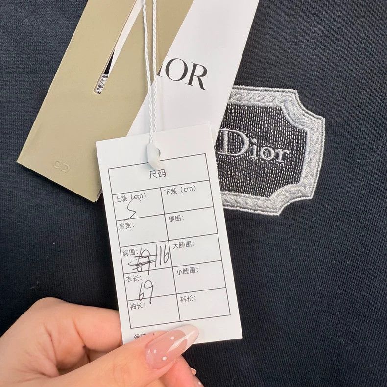 Dior Dior Classic Logo Embroidered Sweatshirt Size US S / EU 44-46 / 1 - 3 Thumbnail
