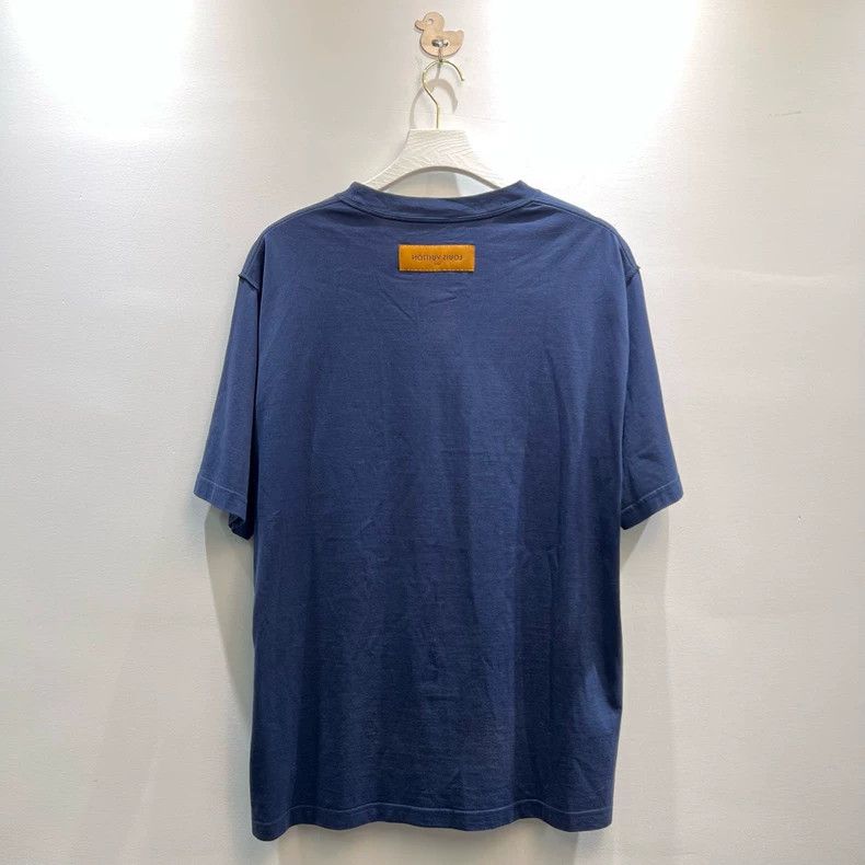 Louis Vuitton Louis Vuitton Embroidered Logo Short Sleeve Top Size US XXL / EU 58 / 5 - 2 Thumbnail