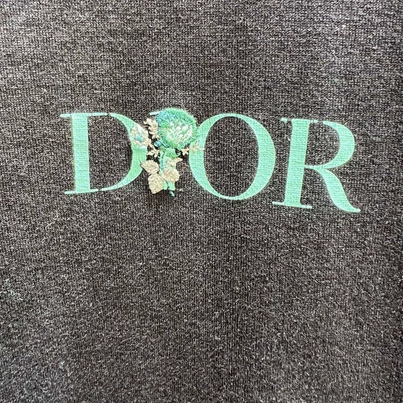 Dior Dior Floral Logo Short Sleeve T-Shirt Size US L / EU 52-54 / 3 - 2 Thumbnail