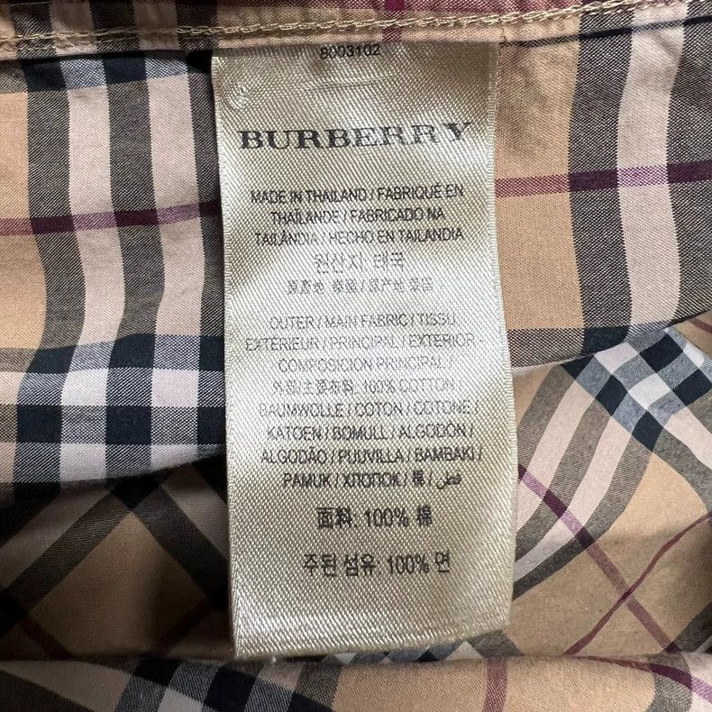 Burberry Burberry Classic Logo Long Sleeve Shirt Size US L / EU 52-54 / 3 - 4 Thumbnail
