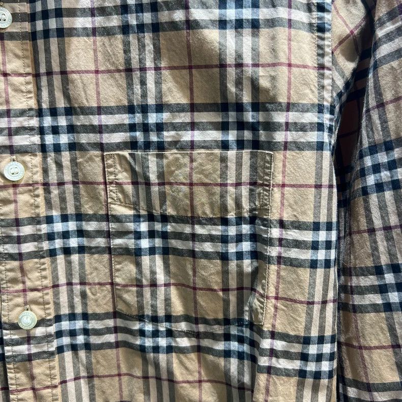 Burberry Burberry Classic Logo Long Sleeve Shirt Size US L / EU 52-54 / 3 - 2 Thumbnail