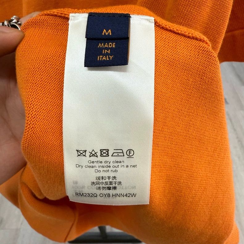 Louis Vuitton LV Louis Vuitton Orange Short Sleeve T-Shirt Size US M / EU 48-50 / 2 - 5 Thumbnail
