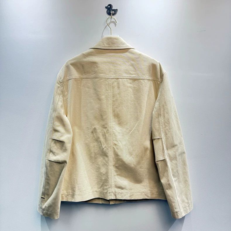 Louis Vuitton LV Louis Vuitton Beige Denim Jacket for Men Size US XXL / EU 58 / 5 - 3 Thumbnail