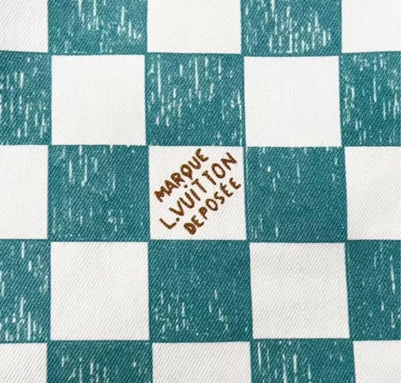 Louis Vuitton Louis Vuitton Checkered Denim Jacket in Green Size US L / EU 52-54 / 3 - 4 Thumbnail
