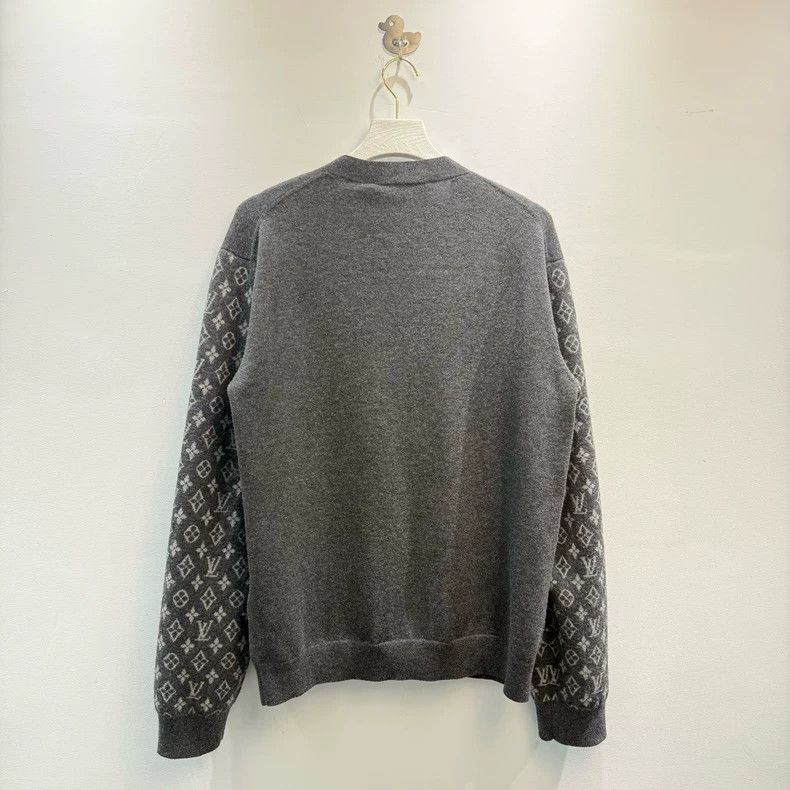 Louis Vuitton LV Louis Vuitton Wool Cardigan with Logo Size US XL / EU 56 / 4 - 4 Thumbnail