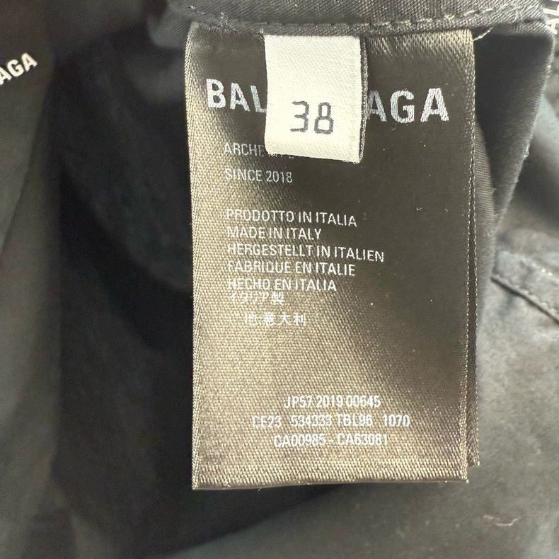 Balenciaga Balenciaga Logo Long Sleeve Shirt Size US M / EU 48-50 / 2 - 3 Thumbnail