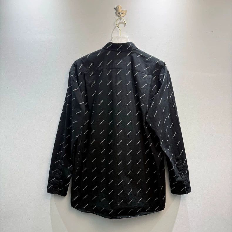 Balenciaga Balenciaga Logo Long Sleeve Shirt Size US M / EU 48-50 / 2 - 4 Thumbnail