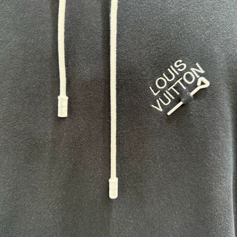 Louis Vuitton LV Louis Vuitton Black Hooded Sweatshirt Size US S / EU 44-46 / 1 - 2 Thumbnail