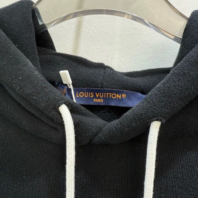 Louis Vuitton LV Louis Vuitton Black Hooded Sweatshirt Size US S / EU 44-46 / 1 - 3 Thumbnail