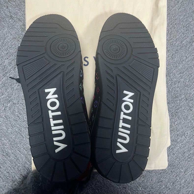 Louis Vuitton Louis Vuitton Black Low Top Sneakers Size US 8 / EU 41 - 5 Thumbnail