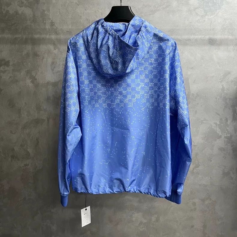 Louis Vuitton Louis Vuitton Blue Pattern Windbreaker Jacket Size US L / EU 52-54 / 3 - 5 Thumbnail
