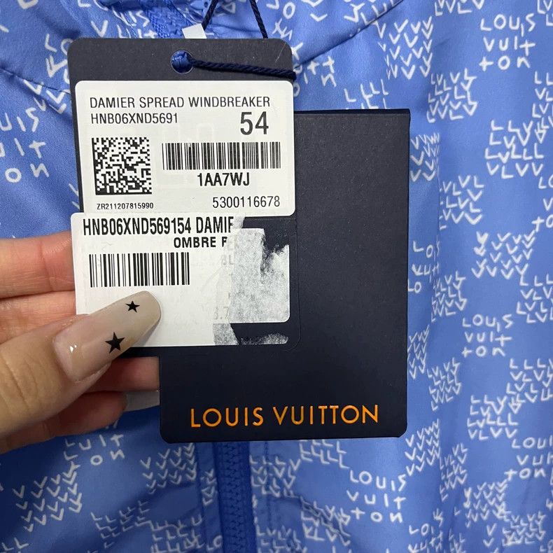 Louis Vuitton Louis Vuitton Blue Check Pattern Windbreaker Jacket Size US M / EU 48-50 / 2 - 8 Thumbnail