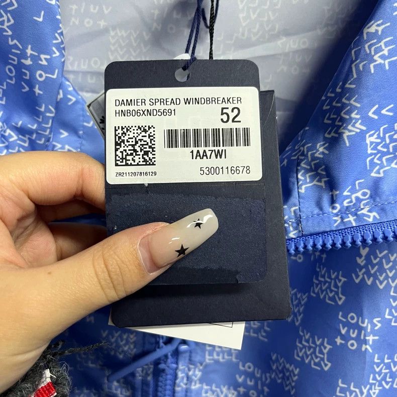 Louis Vuitton Louis Vuitton Blue Windbreaker Jacket with Pockets Size US L / EU 52-54 / 3 - 3 Thumbnail