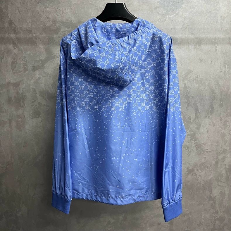Louis Vuitton Louis Vuitton Blue Windbreaker Jacket with Pockets Size US L / EU 52-54 / 3 - 6 Thumbnail