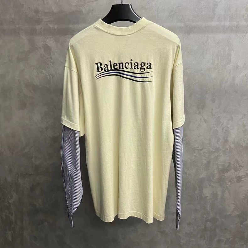 Balenciaga Balenciaga White Embroidered Long Sleeve Shirt Size US M / EU 48-50 / 2 - 2 Thumbnail