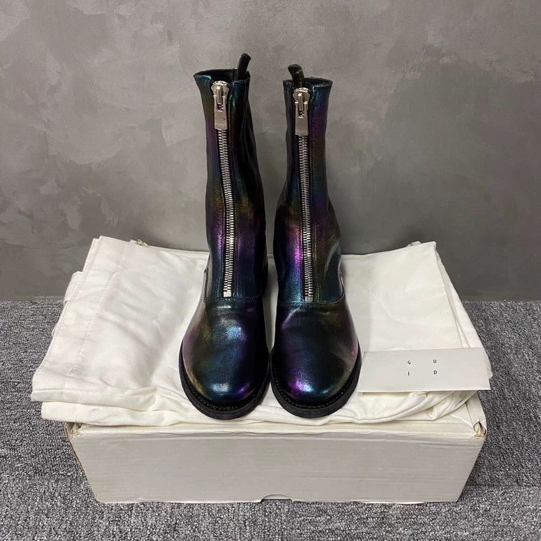 Guidi Guidi Iridescent 310 Short Boots Size 36 Size US 5.5 / EU 38 - 2 Thumbnail