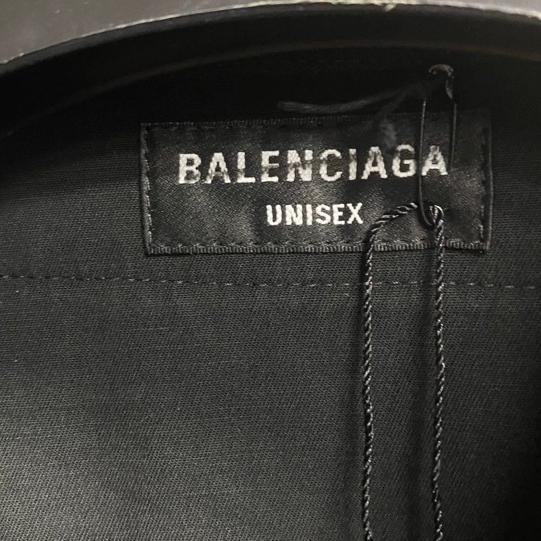 Balenciaga Balenciaga Black Artistic Print Short Sleeve Shirt Size US M / EU 48-50 / 2 - 4 Thumbnail