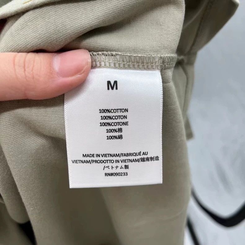 Fear of God Fear of God Green Logo Short Sleeve Shirt Size US L / EU 52-54 / 3 - 4 Thumbnail