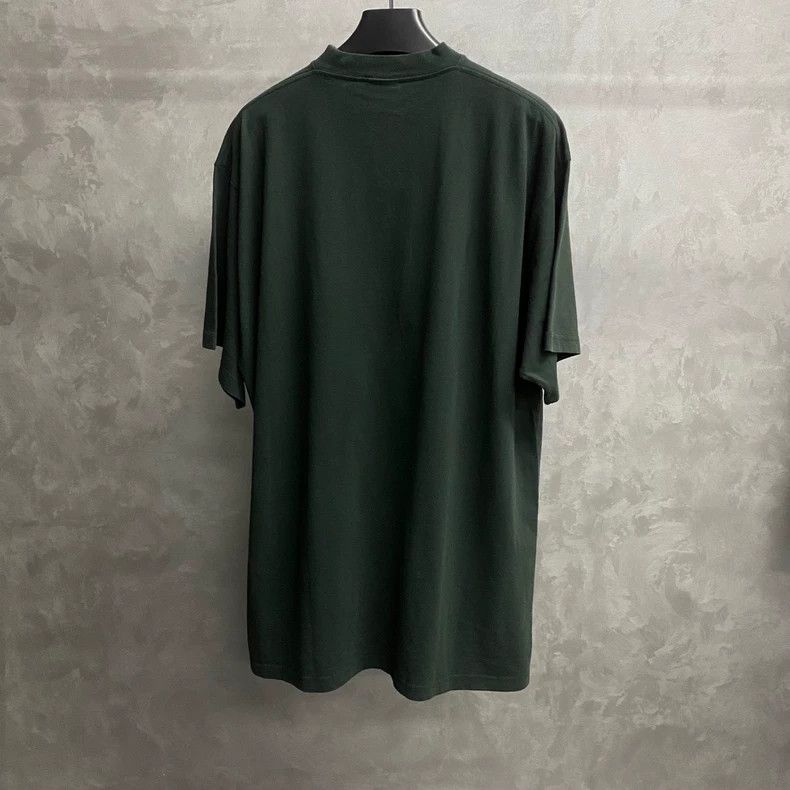 Balenciaga Balenciaga Adidas Green Embroidered Short Sleeve Shirt Size US S / EU 44-46 / 1 - 2 Thumbnail