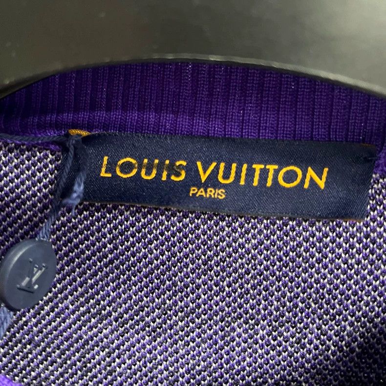 Louis Vuitton Louis Vuitton Purple Cartoon Logo Sweater Size US XXL / EU 58 / 5 - 2 Thumbnail
