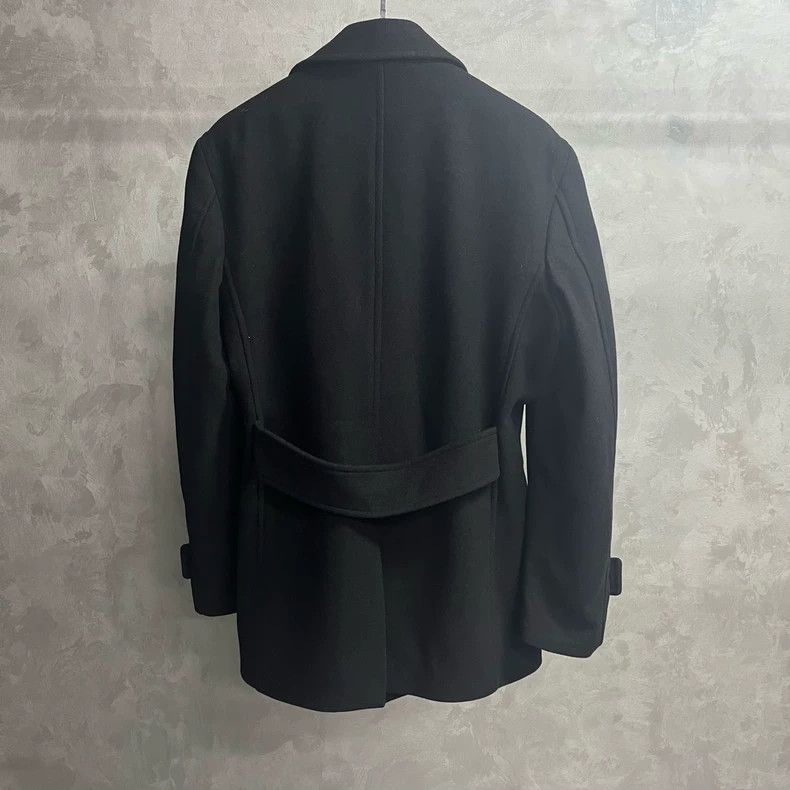 Versace Versace Black Double-Breasted Wool Coat Size US XXL / EU 58 / 5 - 5 Thumbnail