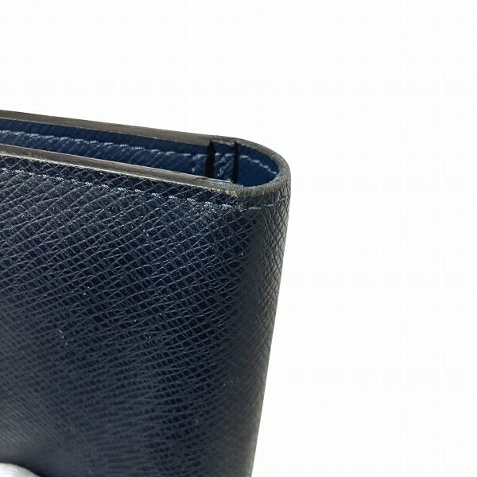 Louis Vuitton Louis Vuitton Taiga Portefeuille Brazza M30161 Hawaiian Print Bi-fold Wallet for Men Size ONE SIZE - 9 Thumbnail
