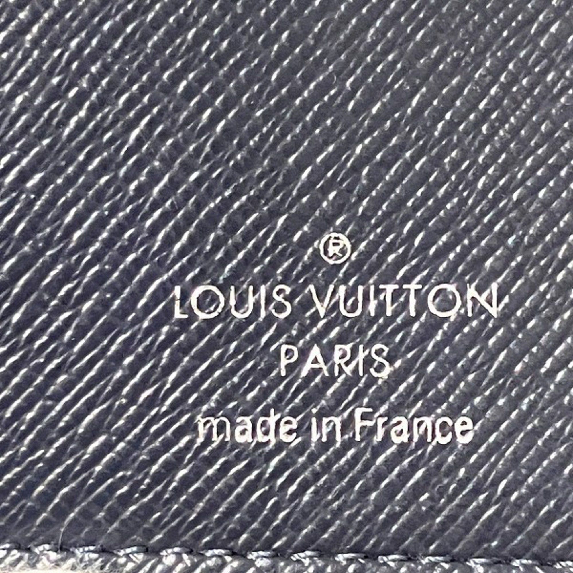 Louis Vuitton Louis Vuitton Taiga Portefeuille Brazza M30161 Hawaiian Print Bi-fold Wallet for Men Size ONE SIZE - 4 Thumbnail