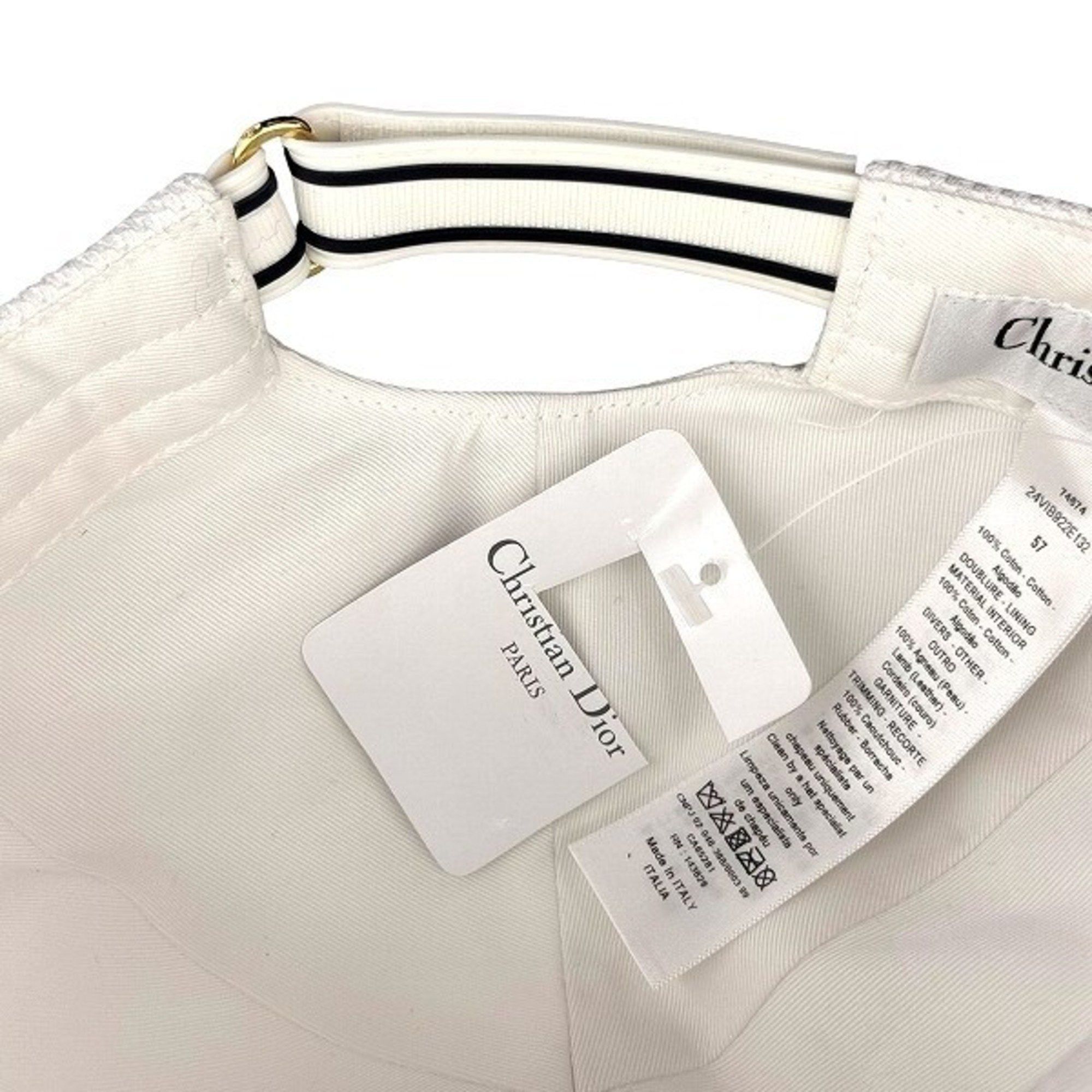 Other Dior White Size 57 Cap for Men and Women, Accessories Size ONE SIZE - 8 Thumbnail
